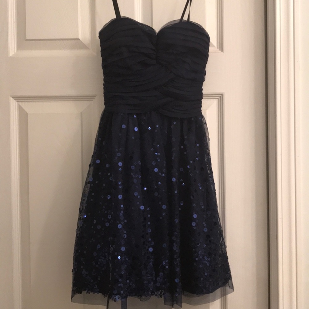 Blue Homecoming Dress